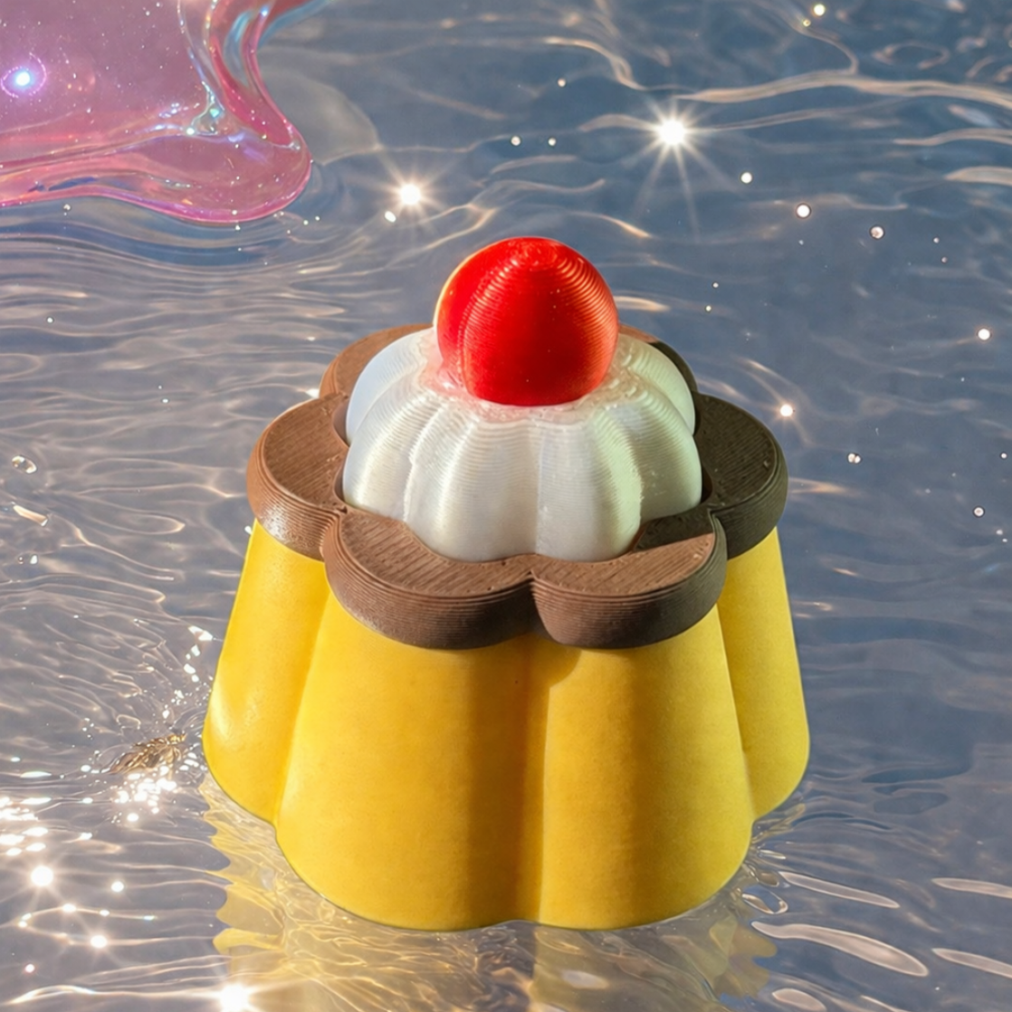 Caramel pudding clicker